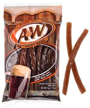 A&amp;W Root Beer Flavoured Licorice Style Twists