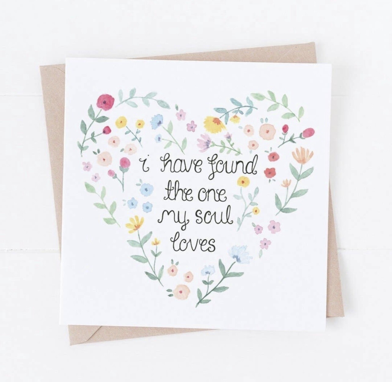 I Have Found The One My Soul Loves Card