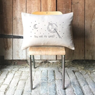 1133 Wool cushion-You are my world