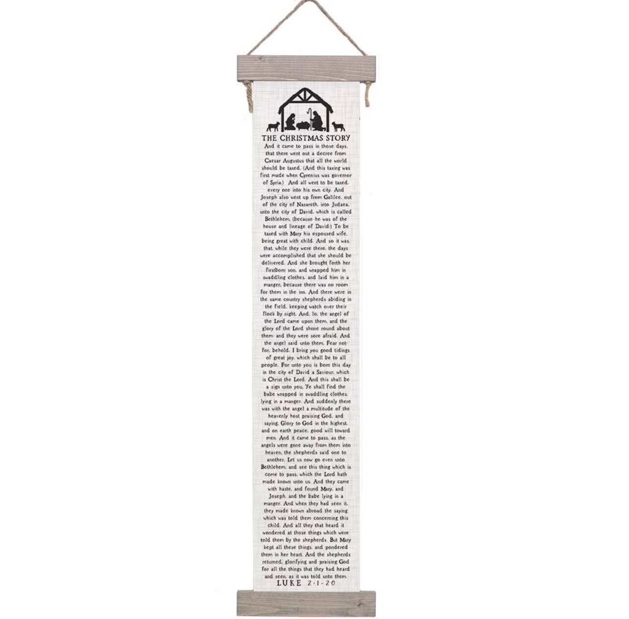 Christmas Story - Hanging Canvas