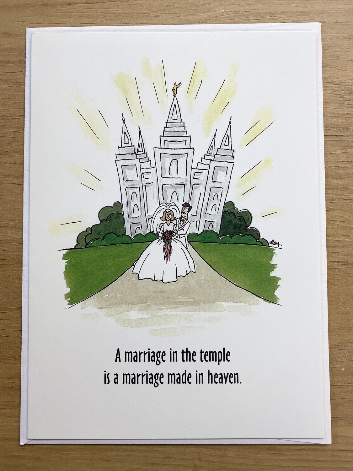 A Marriage In The Temple Card