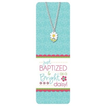 Just Baptised necklace &amp; bookmark