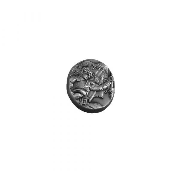 Captain Moroni Tie Pin Silver