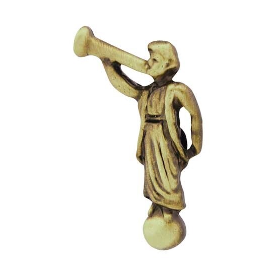 Angel Moroni Pin Antique Gold