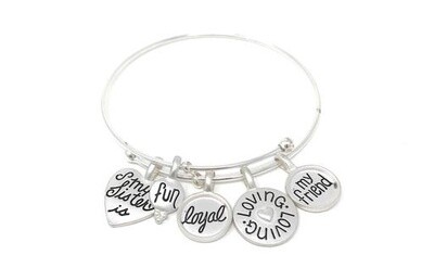 My Loyal Sister Charm Bracelet