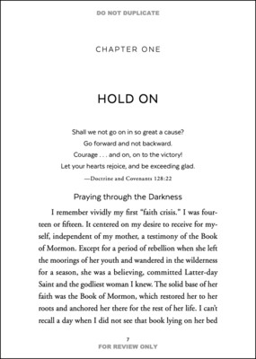 Holding On Impulses to Leave and Strategies to Stay