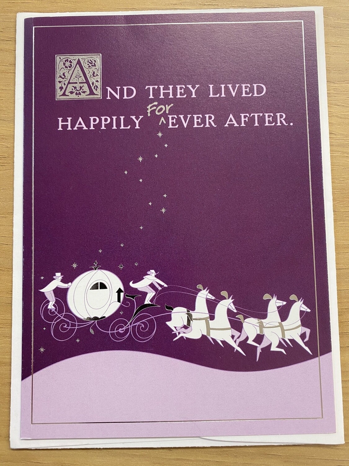 And They Lived Happily FORever After Card