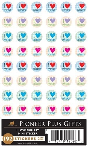 I love primary stickers