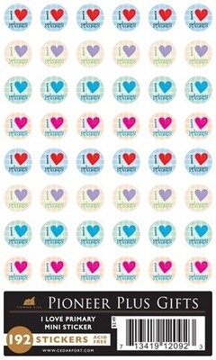 I love primary stickers