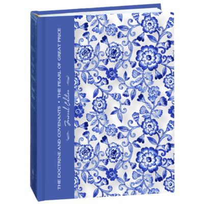 Blue Floral The Doctrine and Covenants...
