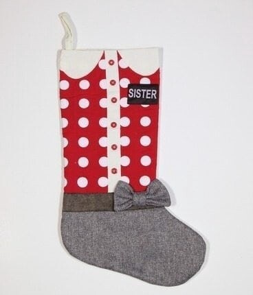 Large Sister Missionary Stocking