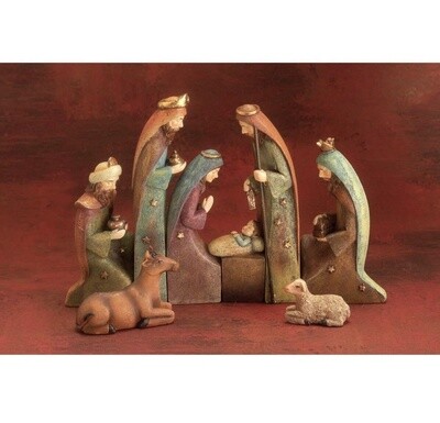 Nativity Nesting 8Pc Rsn 7