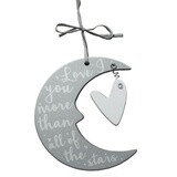 Wood Plaque - Love you to the moon and back