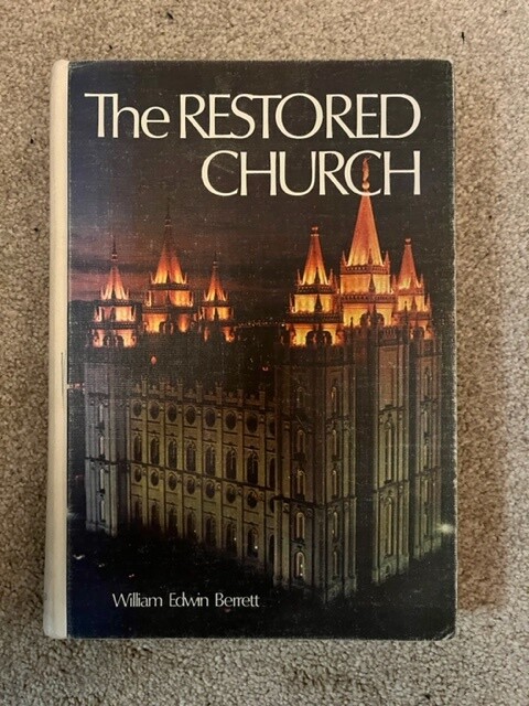 ***PRELOVED/SECOND HAND*** The Restored Church - William Edwin Berrett
