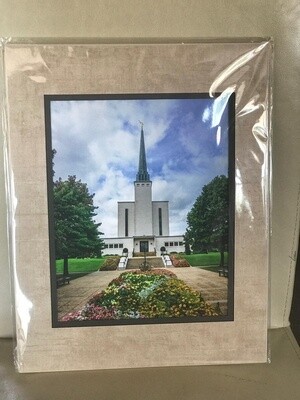 London Temple Flower Entrance by Scott Jarvie 11x14 Matt