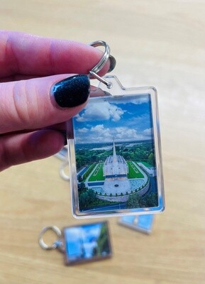 Temple Keyring - Portrait Arial