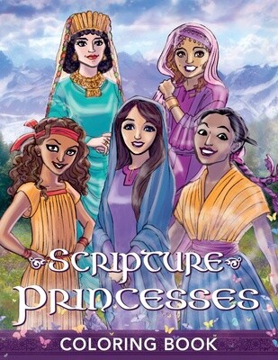 Scripture Princesses Colouring Book