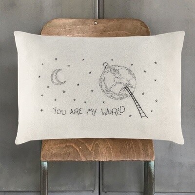 1133 Wool cushion-You are my world
