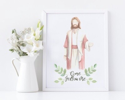 The Savior Come Follow Me - A5 Print Only