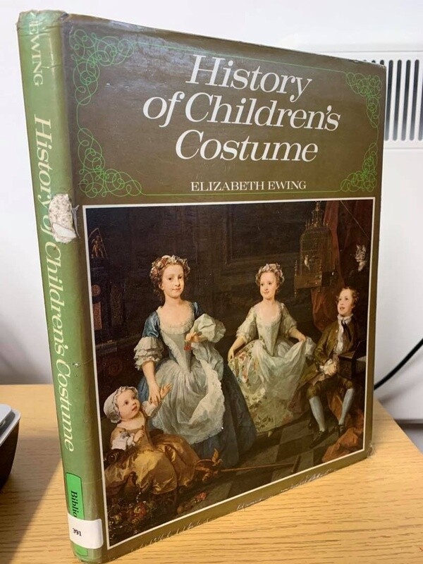 ***PRELOVED/SECOND HAND*** History of children&#39;s costume, Ewing