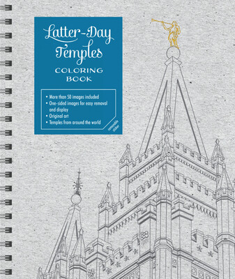 Latter-day Temples Colouring Book