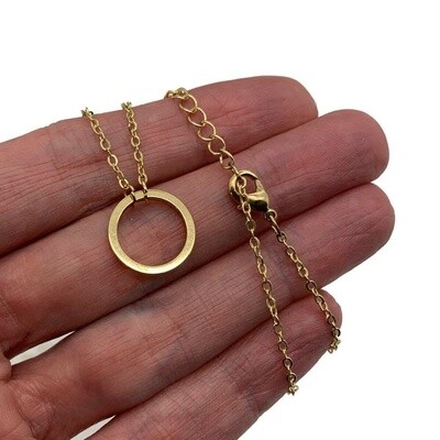 You've GOT This, "Know Ye Not That Ye Are In The Hands of God" Greeting Card With Eternity Ring Necklace (Gold)