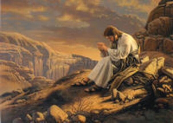 To Be With God, by Simon Dewey. 5&quot;x 7&quot; Print