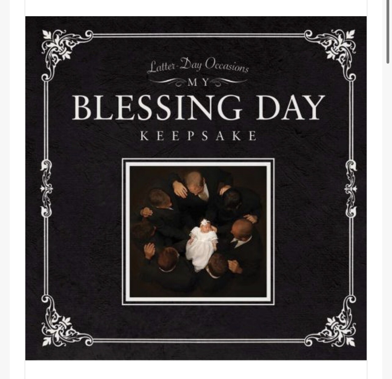 My Blessing Day Keepsake, staker