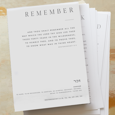 Don't Miss This Old Testament Poster Set by Emily Belle Freeman, David Butler