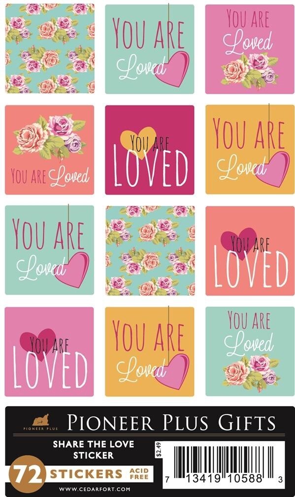 Share The Love Stickers