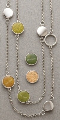 Necklace 30&quot; Double Stranded Mini Charms