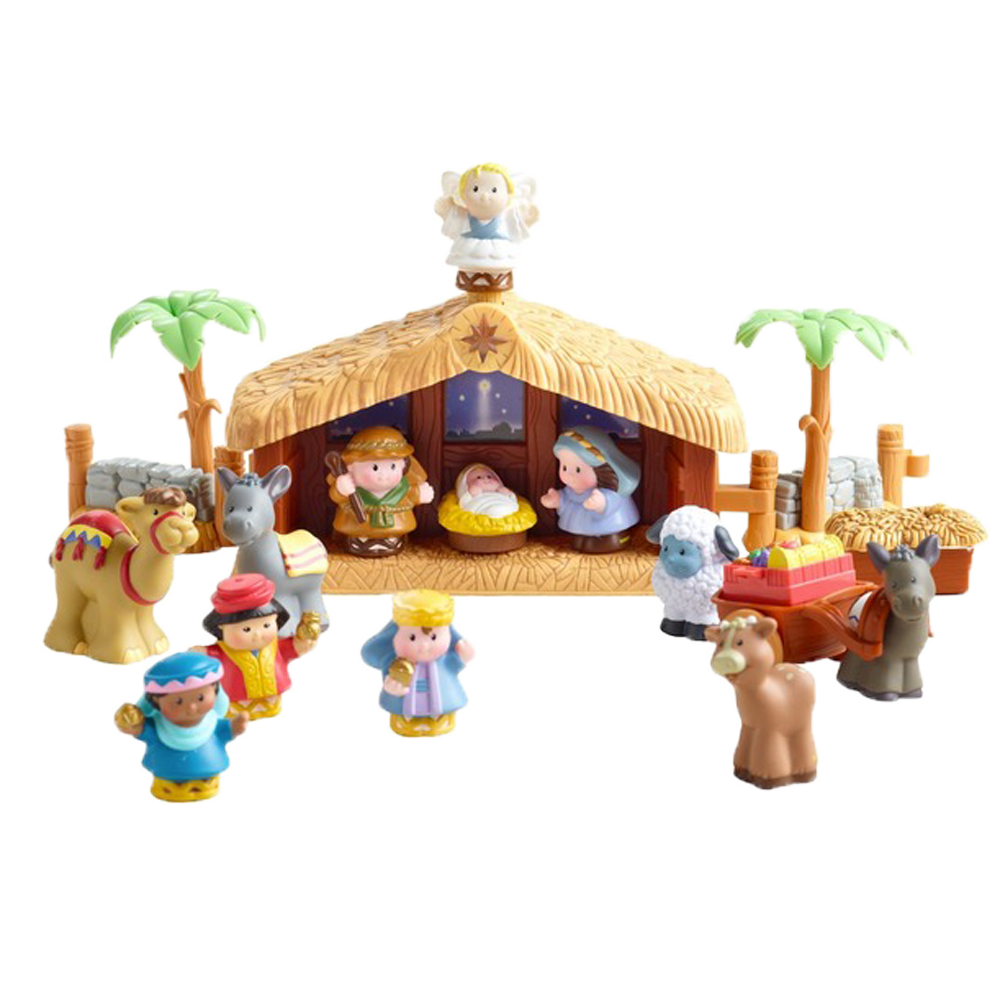 Little People Christmas Story 13-Piece Set by Fisher-Price