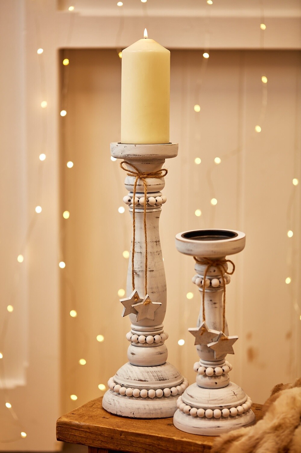 Beaded Candlestick - Small