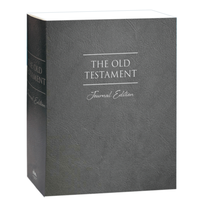 The Old Testament, Journal Edition, Gray (No Index) LINED