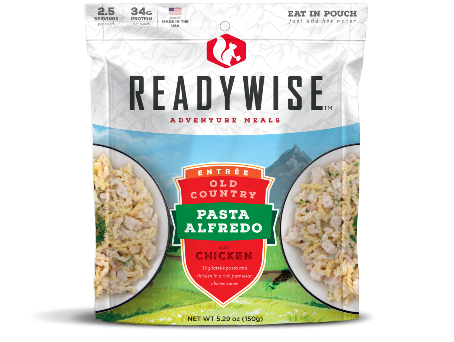 Old Country Pasta Alfredo With Chicken (Single)
