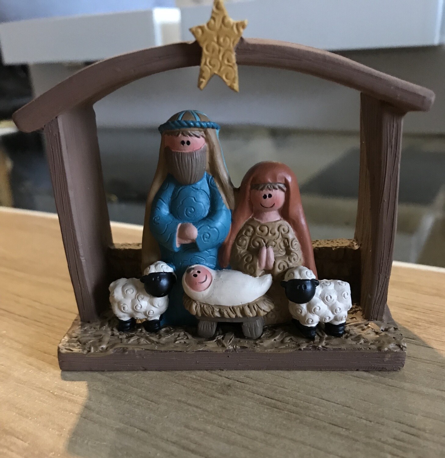 Small Stable Nativity Scene