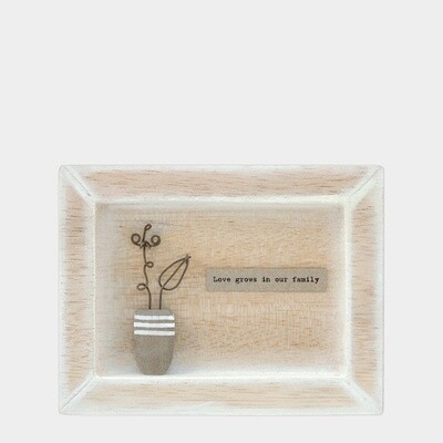 5108 Box frame-Love grows in our family