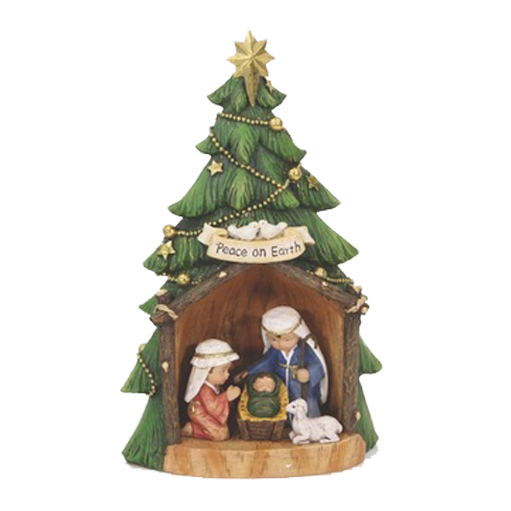 Peace on Earth Christmas Tree  (11 Inches)