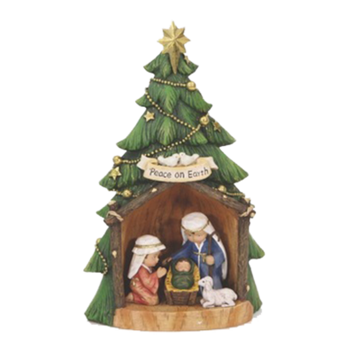 Peace on Earth Christmas Tree  (11 Inches)