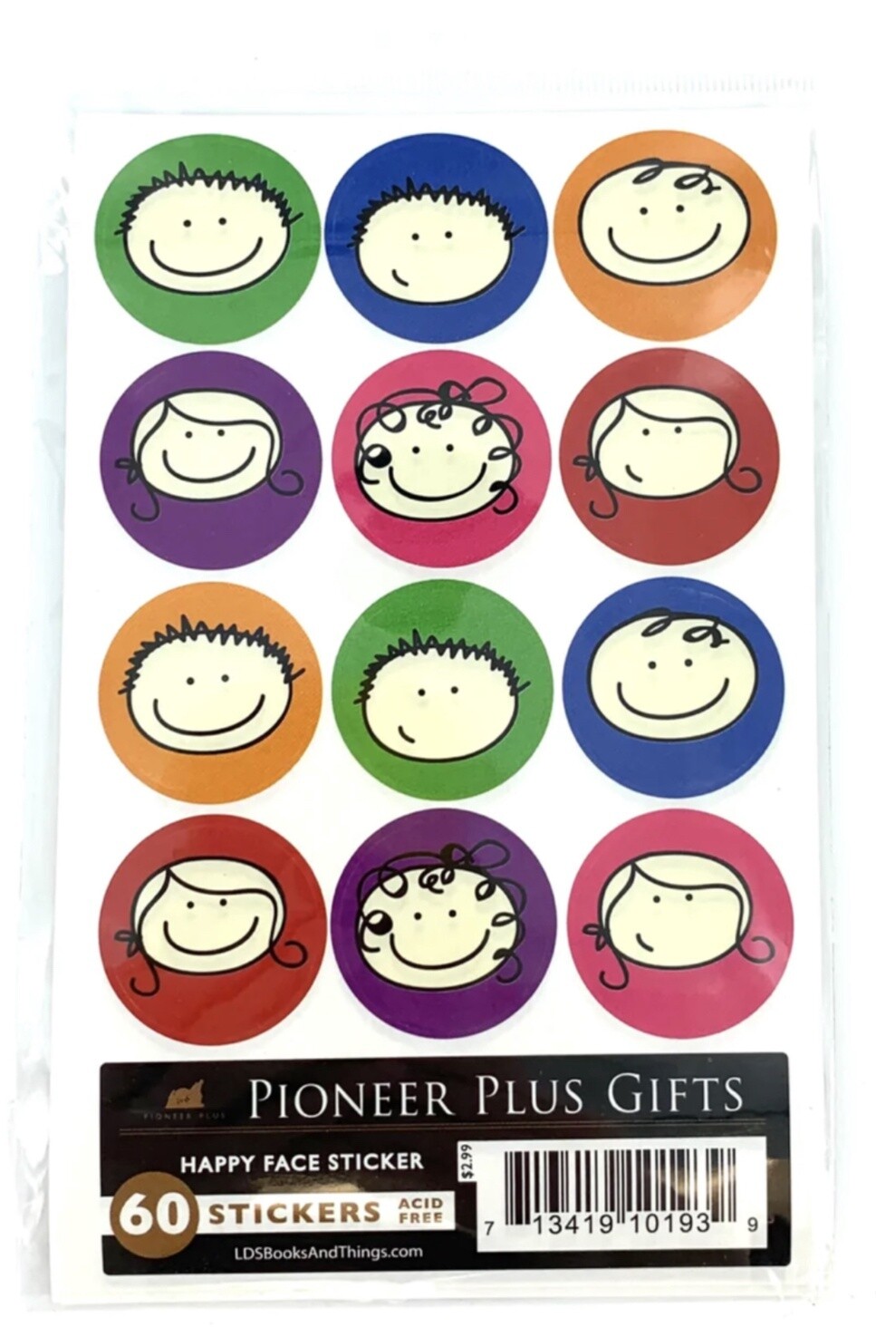 Happy Face Stickers