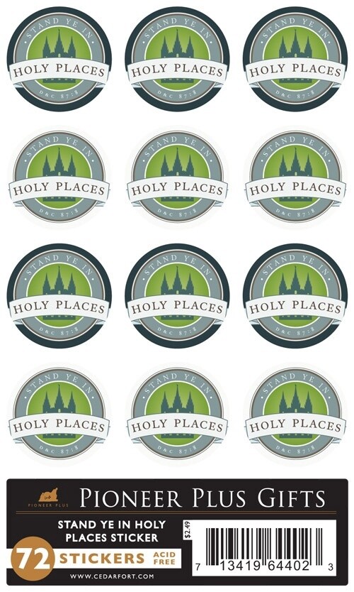 Stand ye in holy places stickers