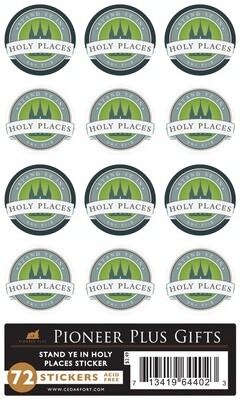Stand ye in holy places stickers
