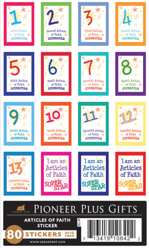 Articles of Faith stickers