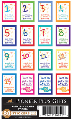 Articles of Faith stickers