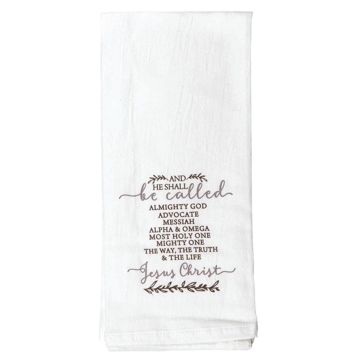 Names of Jesus Christ Tea Towl