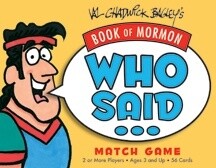 Who Said Book of Mormon Match Game