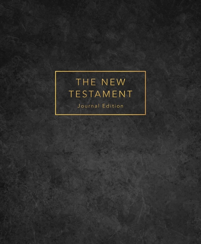 The New Testament, Journal Edition, Dark Gray (Unlined) PAPERBACK