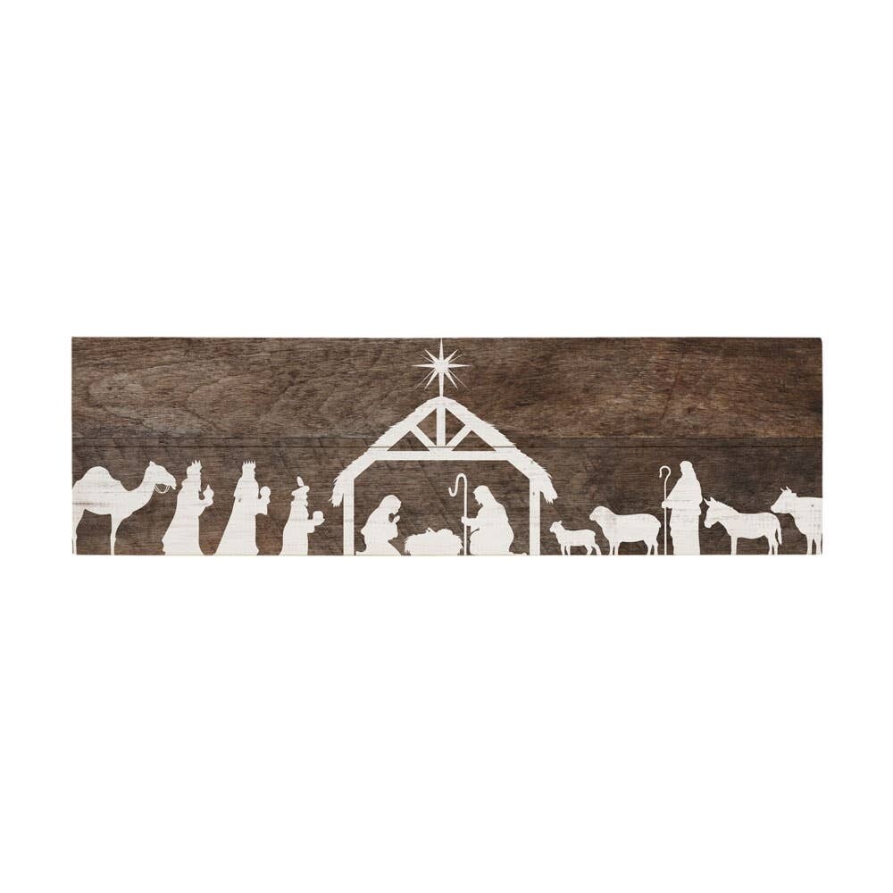Nativity Wooden Frame