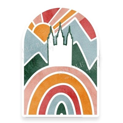 Mountain of the Lord Vinyl Sticker