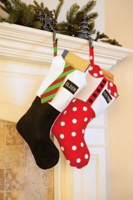 Felt Sister Missionary Stocking